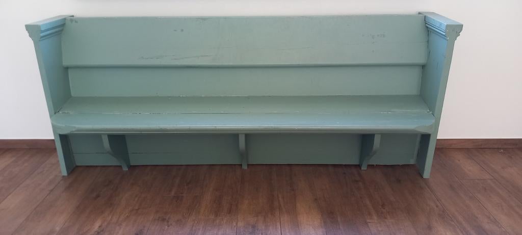 Houten kerkbank, Ophalen, Gebruikt, Vierpersoons of meer, 200 tot 250 cm