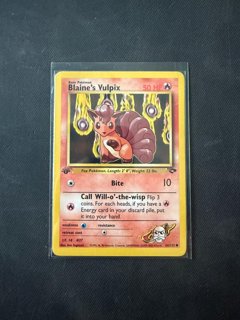 Blaine’s Vulpix 66/132, Ophalen of Verzenden, Zo goed als nieuw