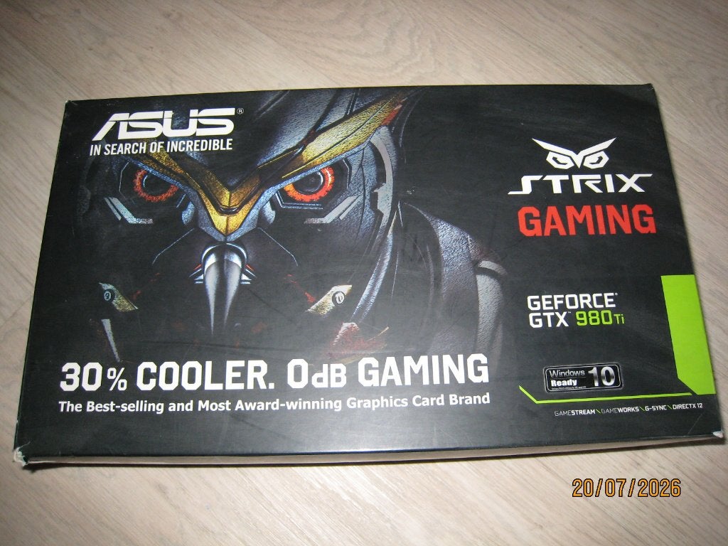 Asus Strix Gaming Geforce GTX 980Ti DEFECT, Computers en Software, Videokaarten, PCI-Express 3, HDMI, Ophalen of Verzenden, GDDR5