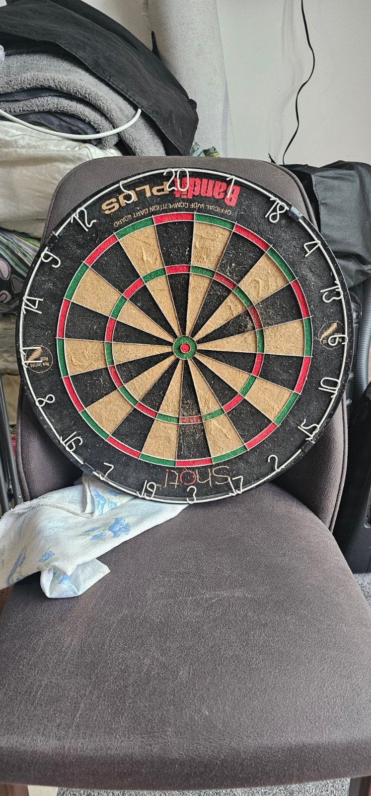 Shot Bandit Plus dartbord, Sport en Fitness, Darts, Ophalen, Gebruikt, Dartbord