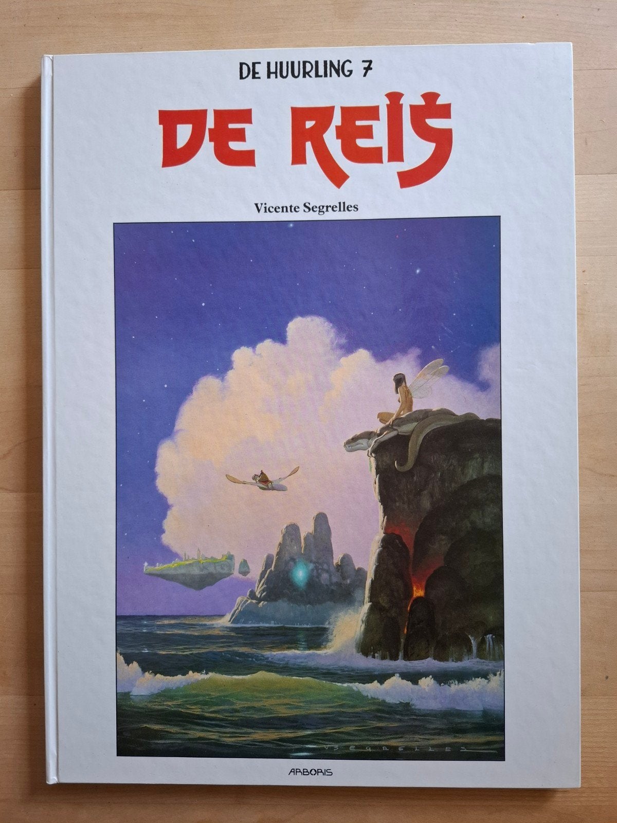 De Huurling 7 - De Reis (Segrelles); gr. formaat, gesigneerd, Eén stripboek, Ophalen of Verzenden, Zo goed als nieuw, Vicente Segrelles