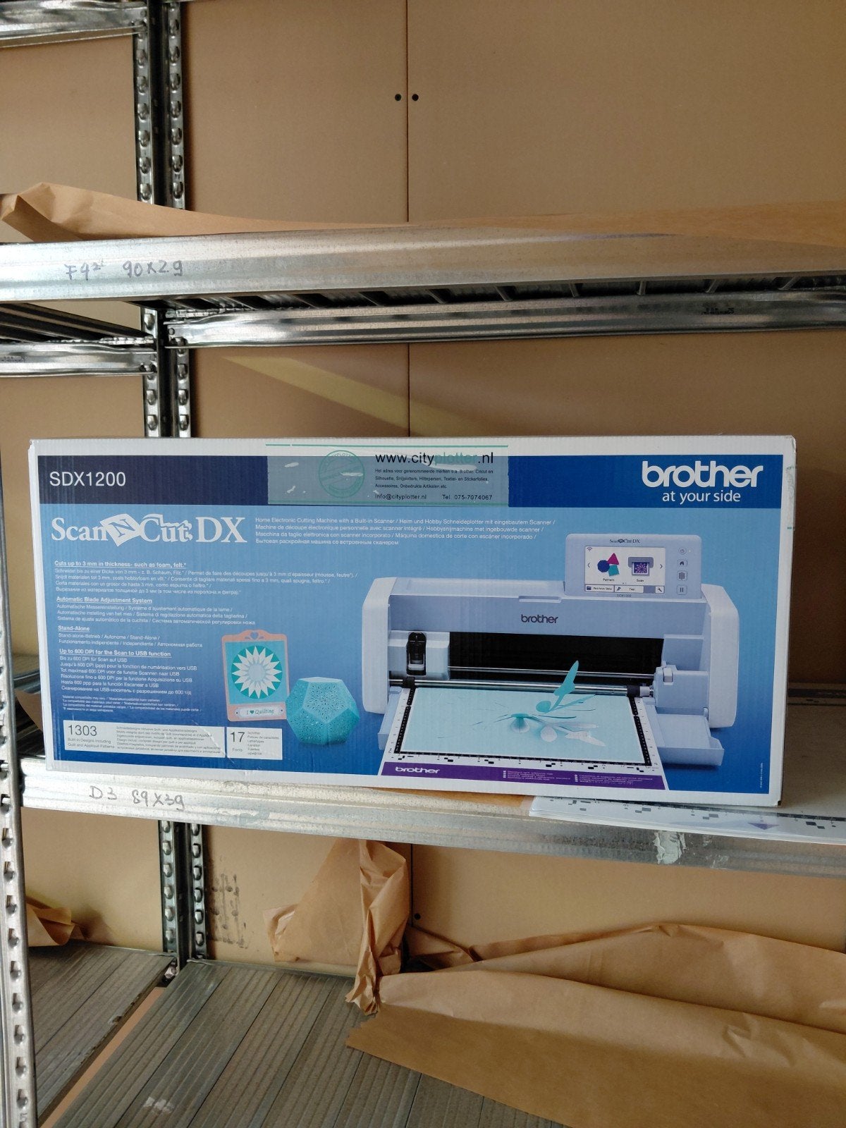 Brother ScanNCut DX SDX1200 plottermachine - ZGAN, Elektrisch, Ophalen of Verzenden, Zo goed als nieuw, Machine