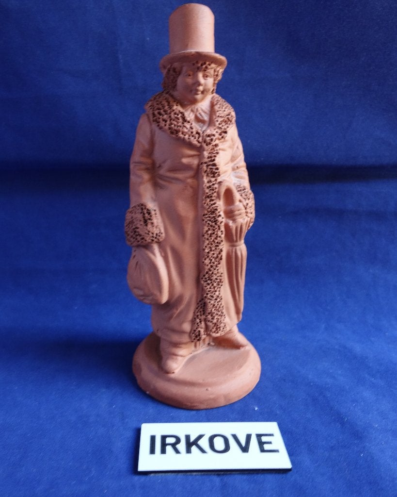 REIZIGER IN TERRA COTTA * Leuk Beeldje *, Minder dan 20 cm, Verzenden, Beeld, Europa