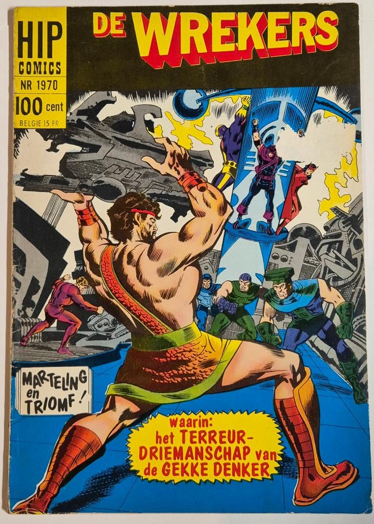 HIP Comics nr.70 - De Wrekers: Marteling en Triomf! (1968), Boeken, Classics Nederland, Europa, Ophalen of Verzenden, Gelezen