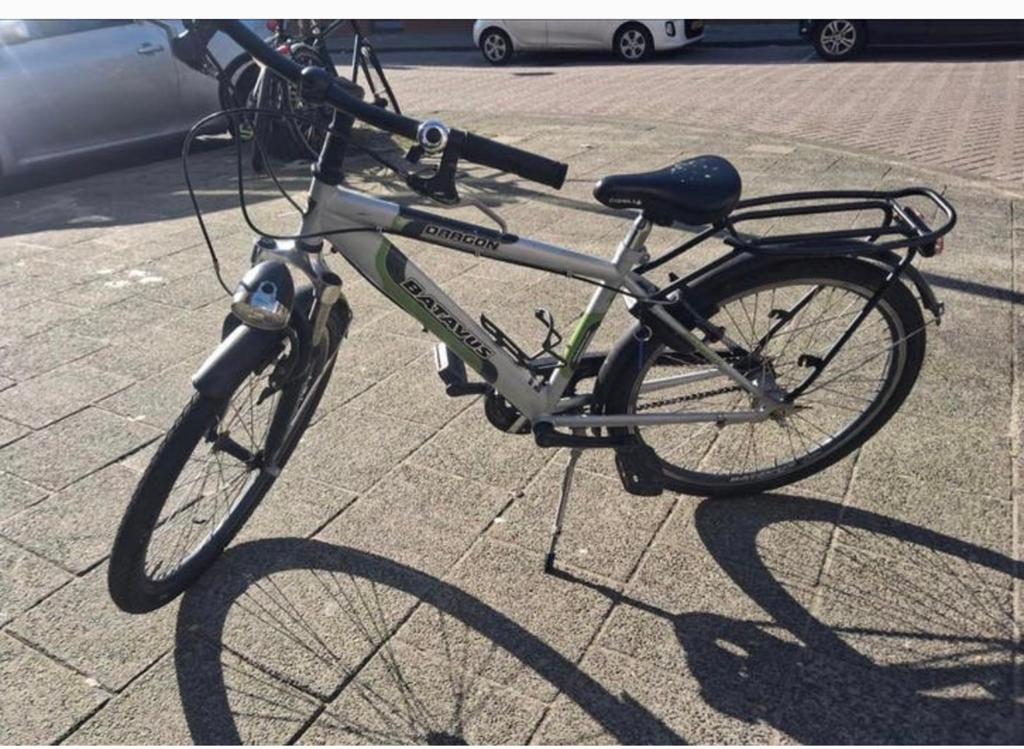 Batavus Dragon kinderfiets 24 inch - Klaar voor avontuur!, Fietsen en Brommers, Ophalen, Gebruikt, Velgrem, Batavus