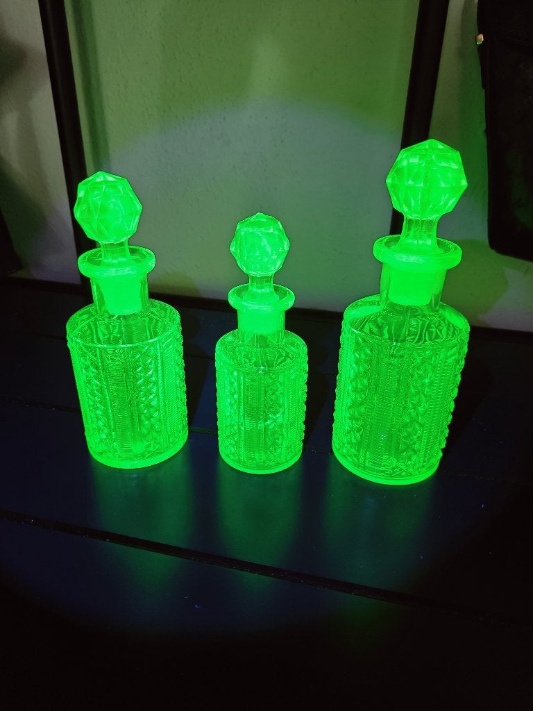 Uranium glas, Antiek en Kunst, Ophalen of Verzenden