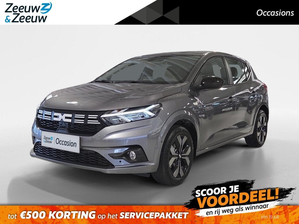 Dacia Sandero 1.0 TCe 90 Journey | Camera | Dodehoek Detecti, Auto's, Dacia, Bedrijf, Te koop, Sandero, ABS, Achteruitrijcamera