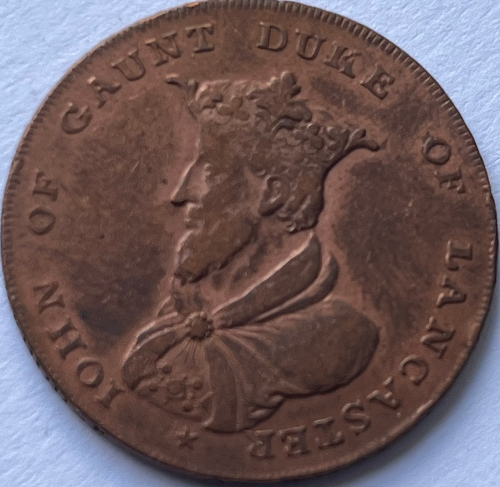 Lancaster halfpenny 1792, Postzegels en Munten, Munten | Europa | Niet-Euromunten, Losse munt, Overige landen, Ophalen of Verzenden