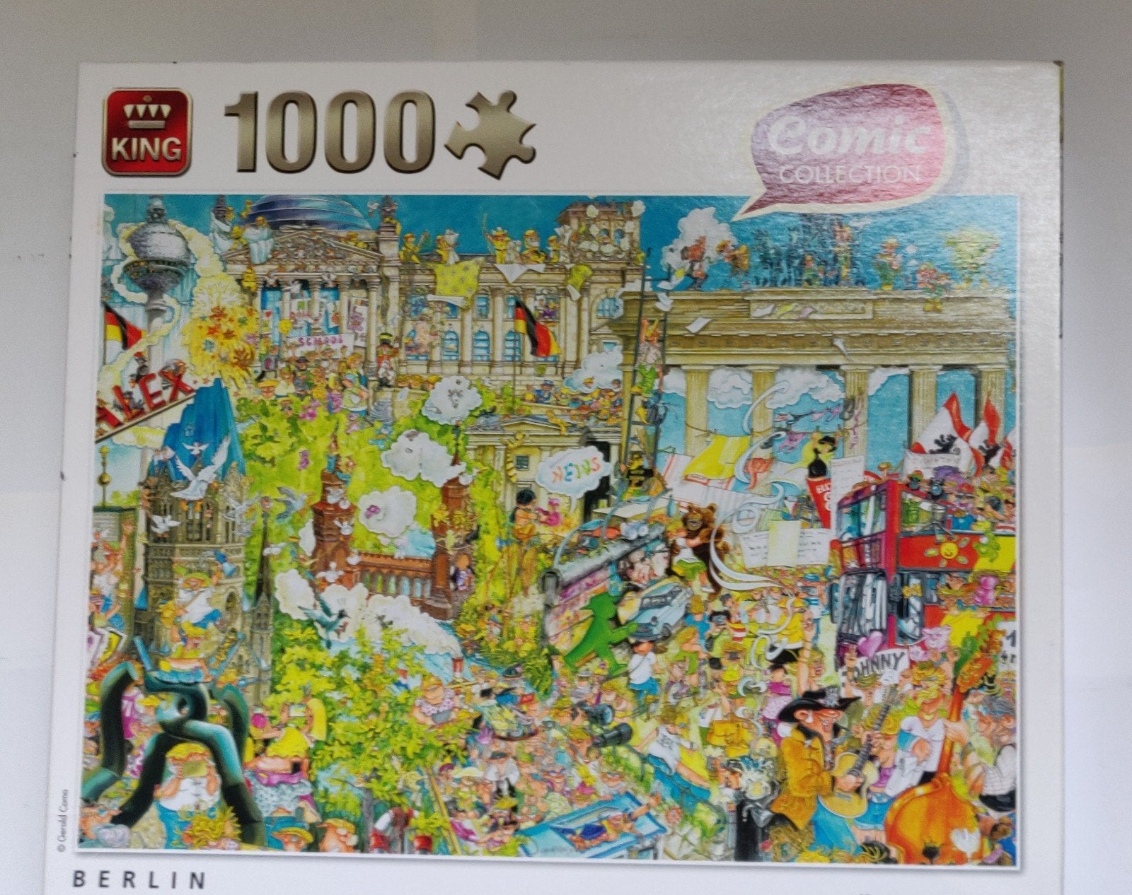 King puzzels, Ophalen of Verzenden, 500 t/m 1500 stukjes, Gebruikt, Legpuzzel