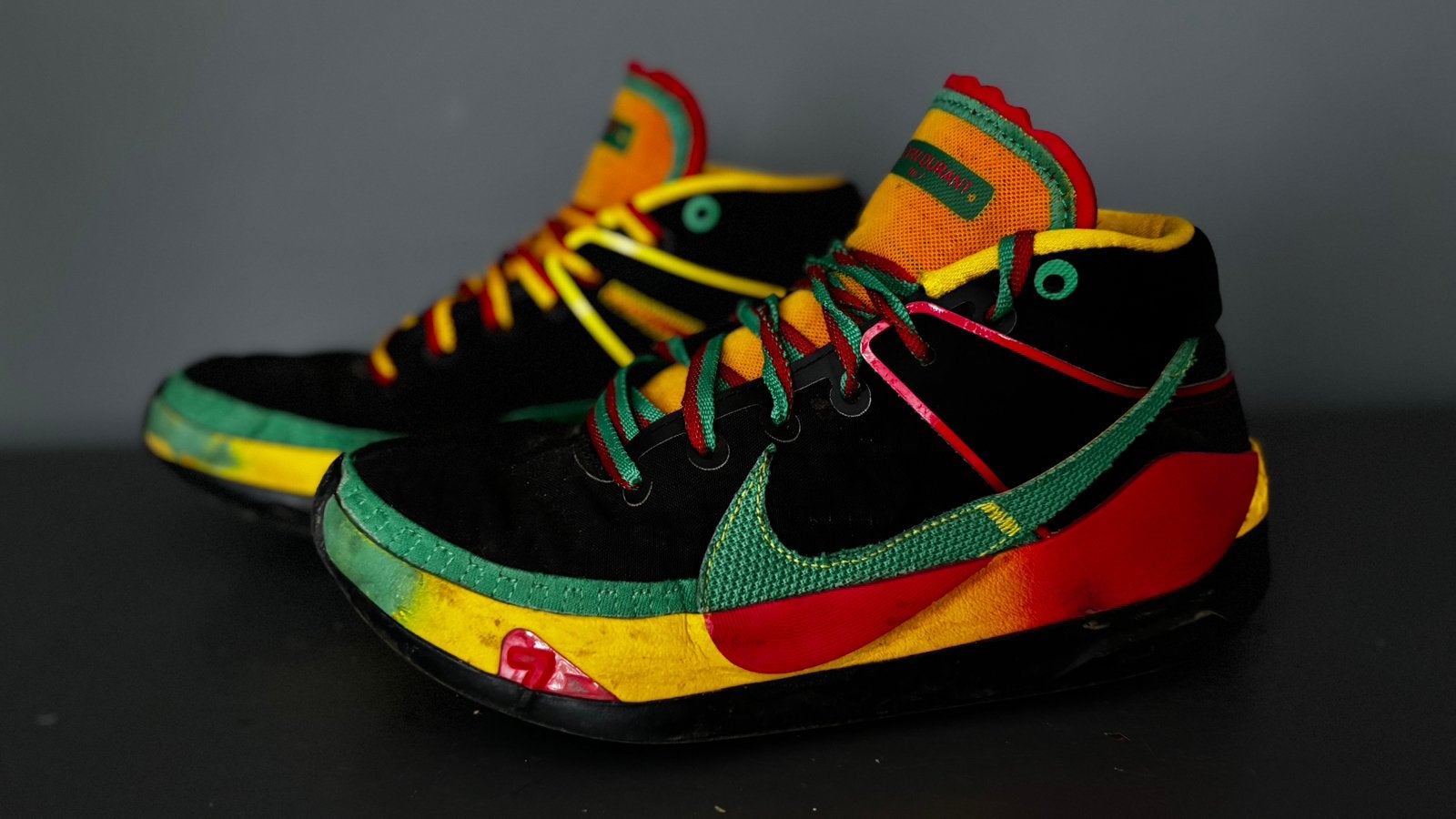 Collectors item!! Rasta Nike sneakers KD Kevin Durant 39, 40, Kleding | Heren, Overige kleuren, ., Ophalen of Verzenden, Nike