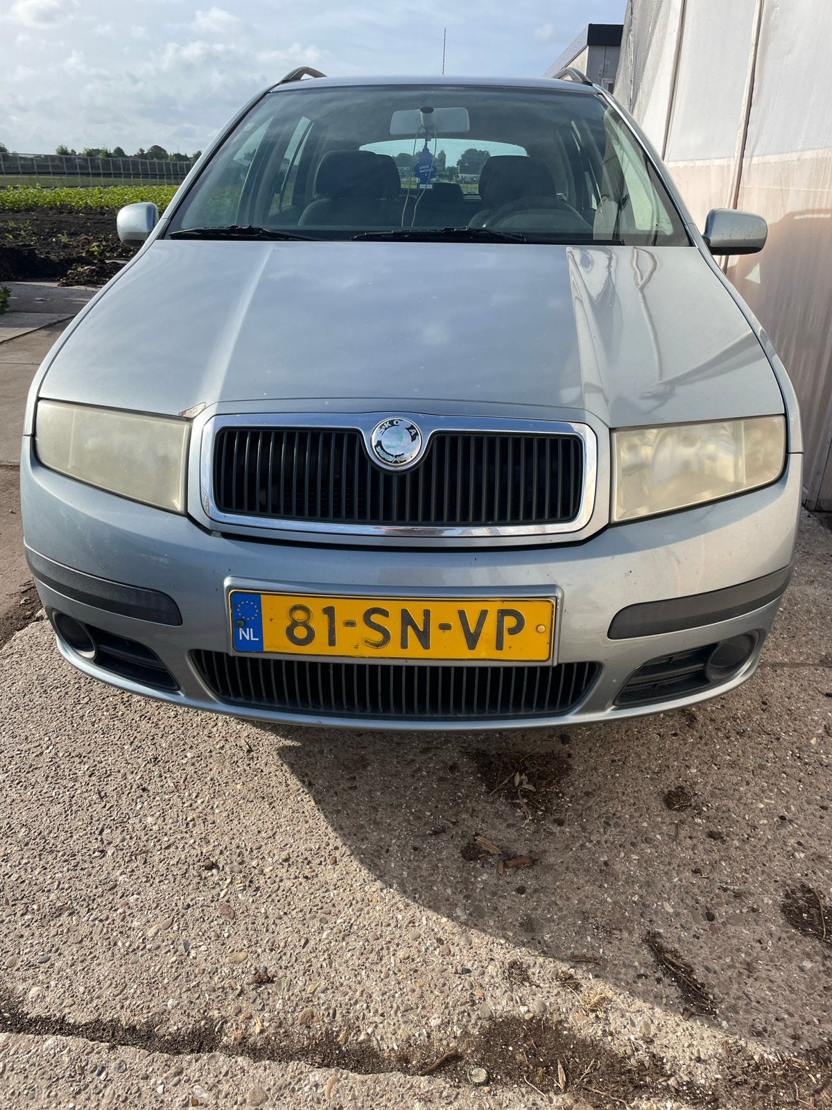 Skoda Fabia 1.4 Combi 55KW 2006 Grijs, Auto's, Voorwielaandrijving, 74 pk, 4 cilinders, 1070 kg