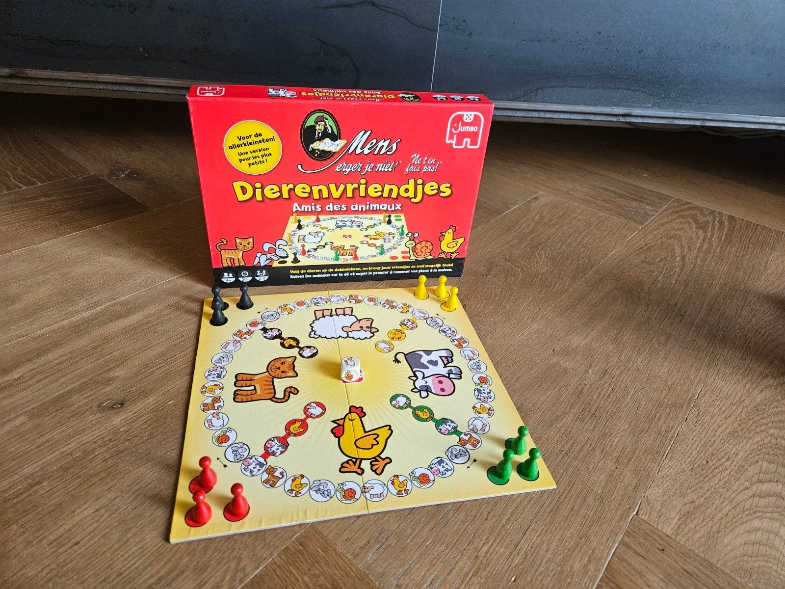 Dierenvriendjes Mens erger je niet! - bordspel, Hobby en Vrije tijd, Gezelschapsspellen | Bordspellen, Drie of vier spelers, Ophalen