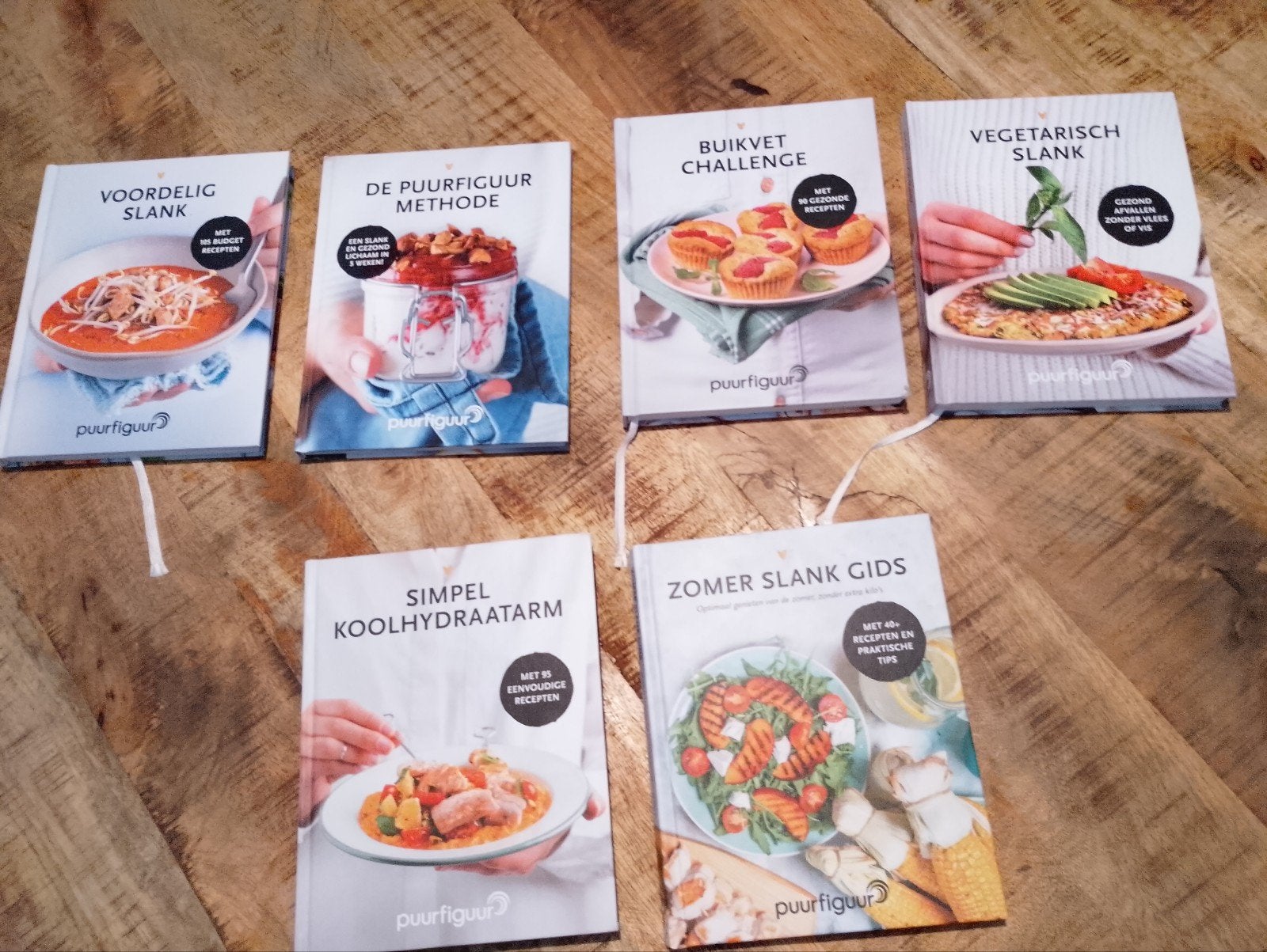 PuurFiguur Kookboeken Set: Gezond & Slank Recepten, Boeken, Ophalen of Verzenden, Zo goed als nieuw, Hoofdgerechten, Gezond koken