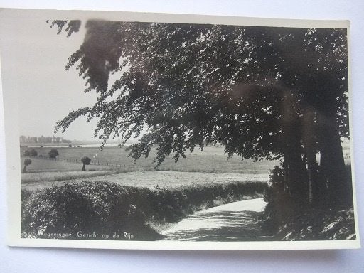 Q23 Wageningen - Gezicht op de Rijn - 1947, Verzamelen, Verzenden, 1940 tot 1960, Ongelopen, Gelderland