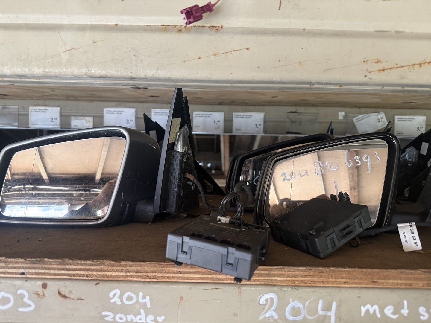 Spiegels Mercedes C klasse w204, Gebruikt, -, Ophalen of Verzenden, -