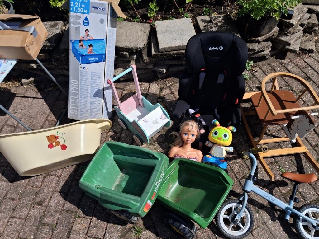 Div loopfiets,wandelwagens,retro bad, Ophalen