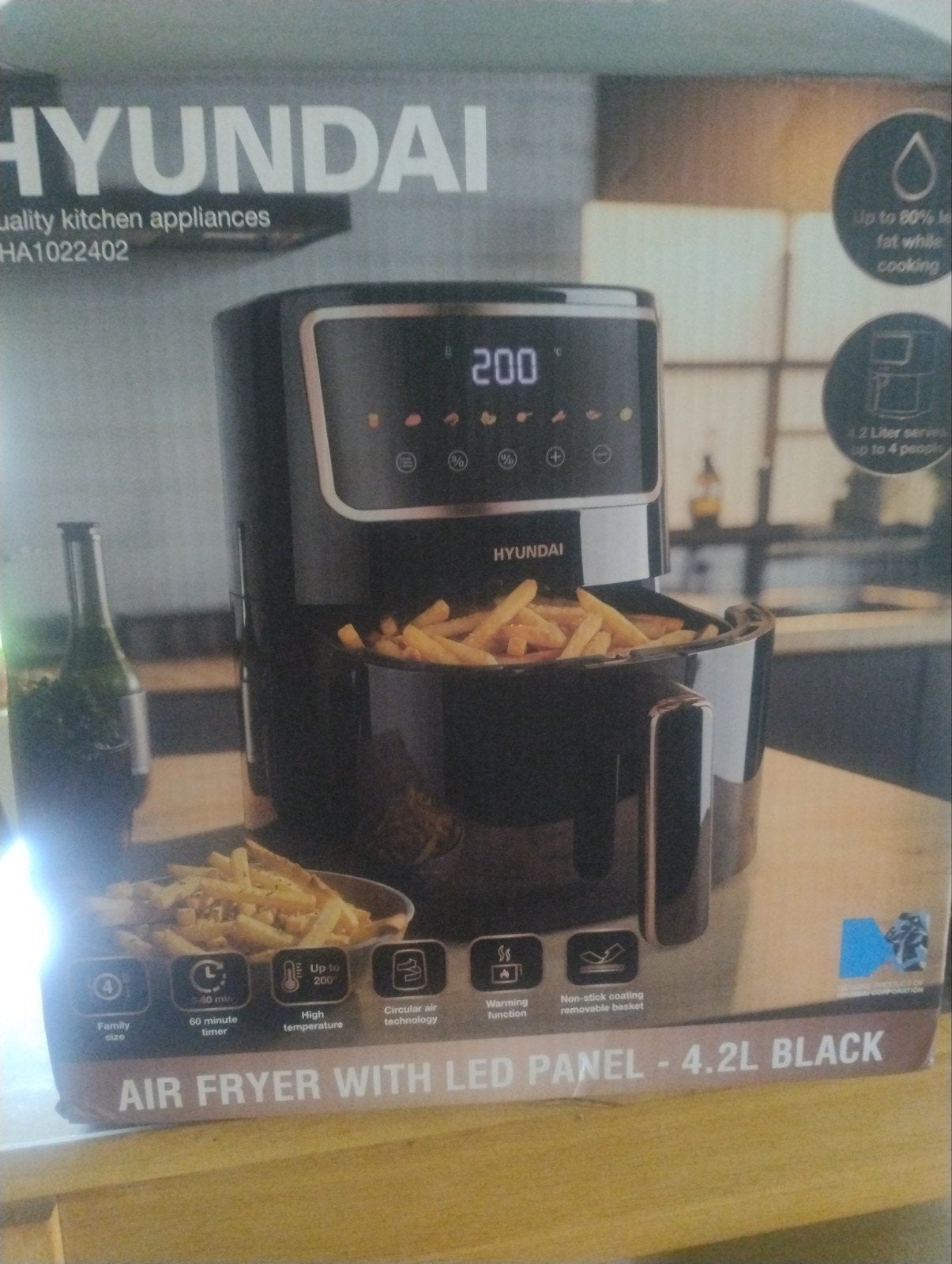 airfryer, Witgoed en Apparatuur, Airfryers, Ophalen of Verzenden, Zo goed als nieuw, Airfryer, Minder dan 750 gram