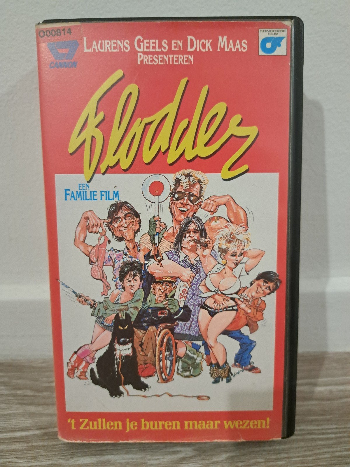Flodder VHS - Ex-rental - Een Familie Film, Alle leeftijden, Ophalen, Gebruikt
