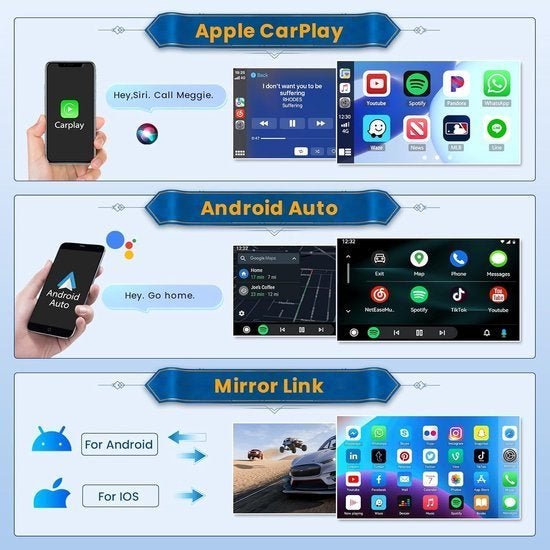 Android 13 Autoradio – 1 Din Radio – Auto Multimedia, Corvance B.V., Verzenden, Nieuw, Corvancebol@gmail.com