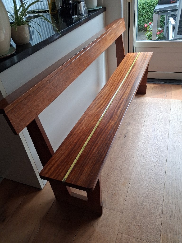 Houten kerkbank strakke uitvoering, Ophalen