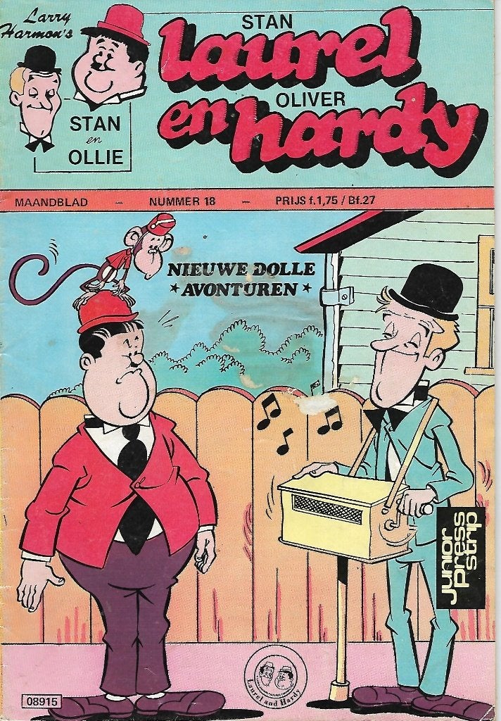 Stan Laurel en Oliver Hardy - Maandblad nr. 18, Eén comic, Ophalen of Verzenden, Gelezen, Amerika