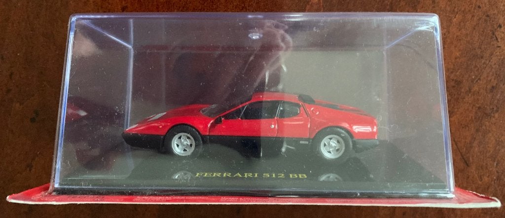 Altaya Ferrari 512 BB rood - 1/43, Hobby en Vrije tijd, Modelauto's | 1:43, Ophalen of Verzenden, Nieuw, Auto, Overige merken