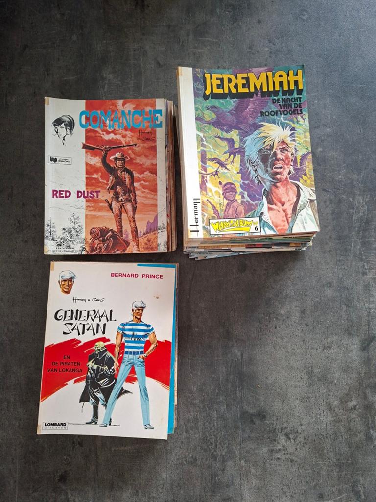 Comanche Bernard Prince Jeremiah, Meerdere stripboeken, Ophalen of Verzenden, Gelezen, Zie foto