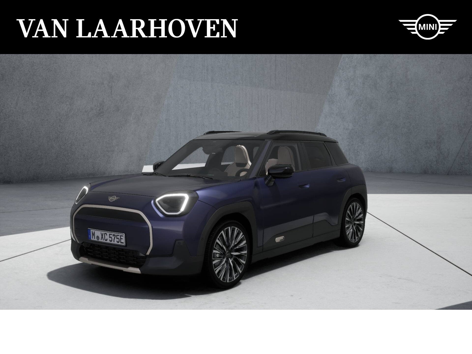MINI Aceman E / Favoured / Pakket M / 19" Eternal Spoke 2-to, Auto's, Mini, Beige, Stoelverwarming, Blauw, Leder