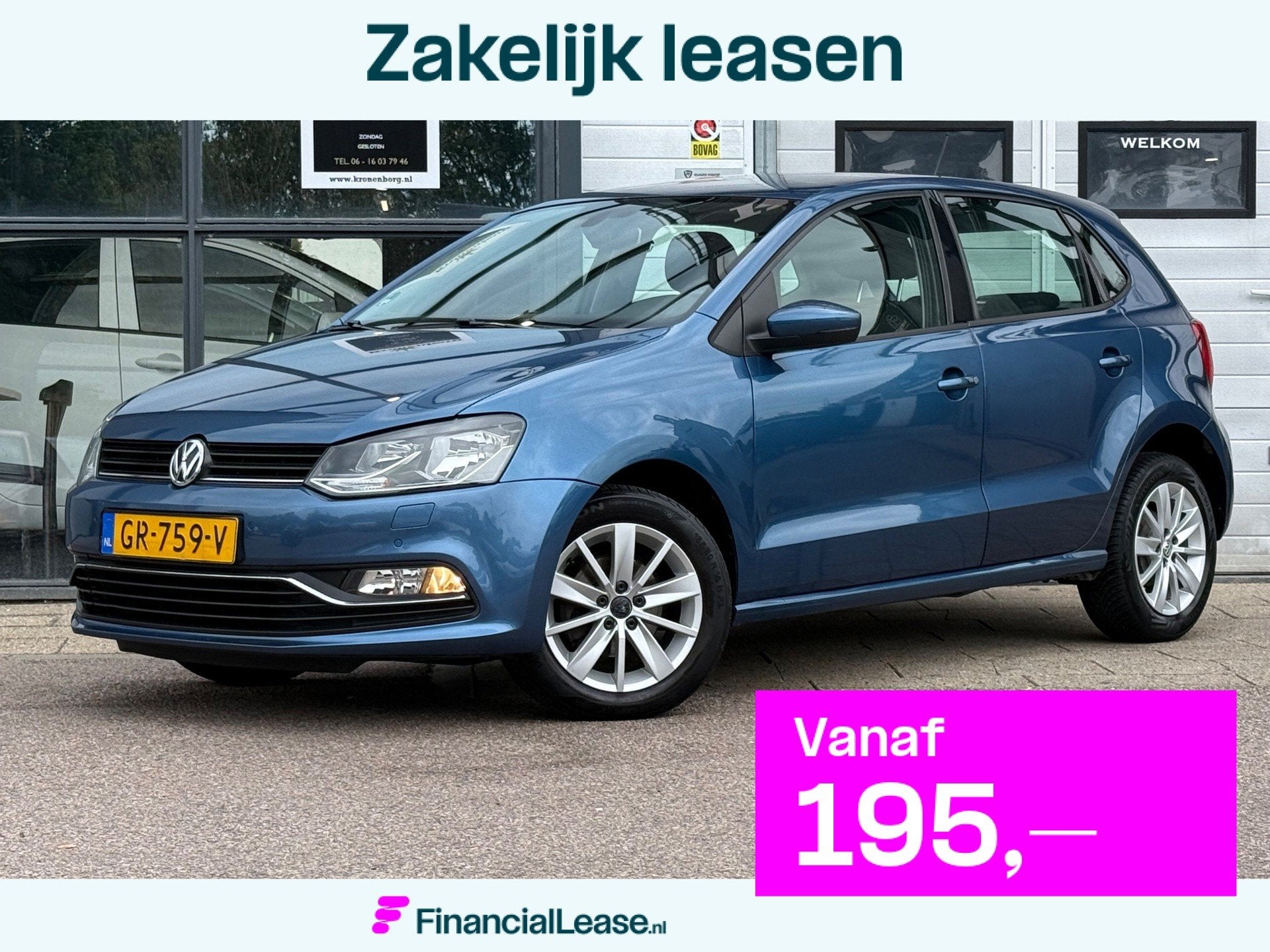 Volkswagen Polo 1.0 First Edition| CRUISECR| NAP|, Stof, Blauw, Handgeschakeld, Geïmporteerd