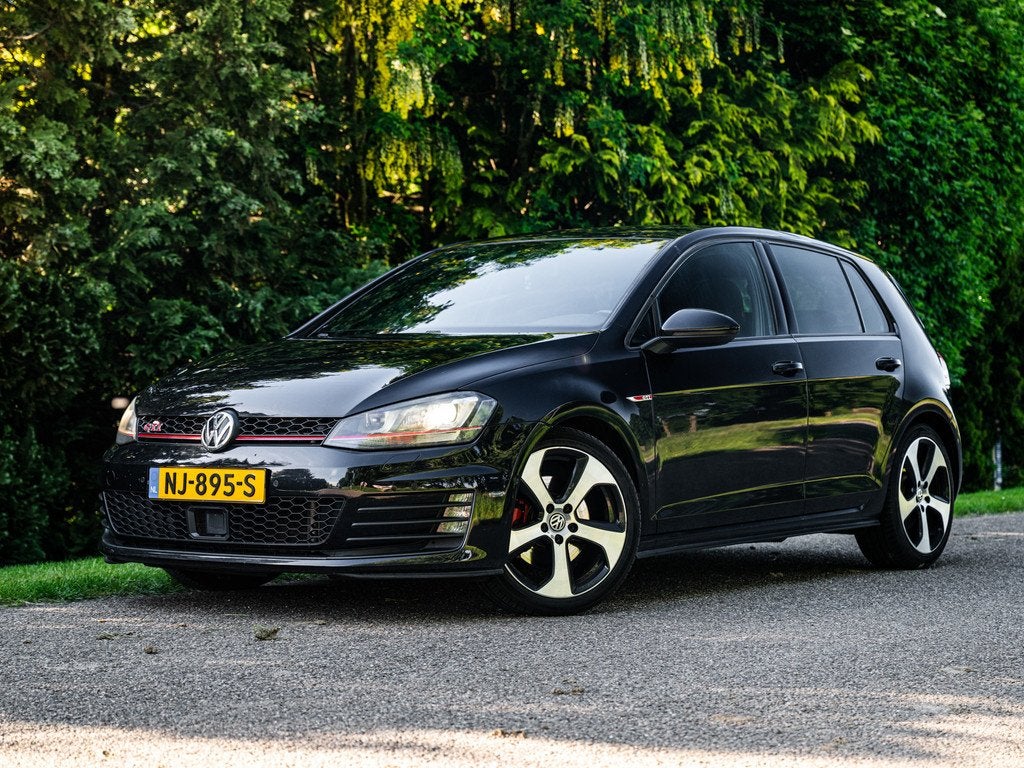 Volkswagen Golf 2.0 TSI GTI, Auto's, Stof, Gebruikt, 4 cilinders, Zwart