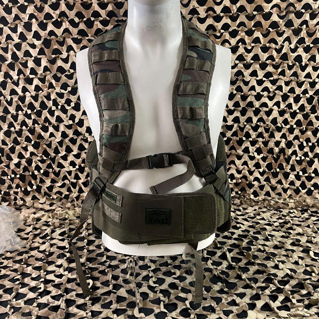 Valken VTac Bravo Paintball podVest Woodland Camo large 6+3, Ophalen of Verzenden, Zo goed als nieuw