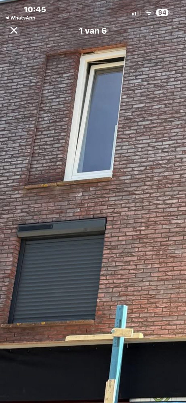 Rolluiken nieuw, Doe-het-zelf en Verbouw, Rolluiken, Ophalen of Verzenden, Zo goed als nieuw, Wit, Minder dan 100 cm