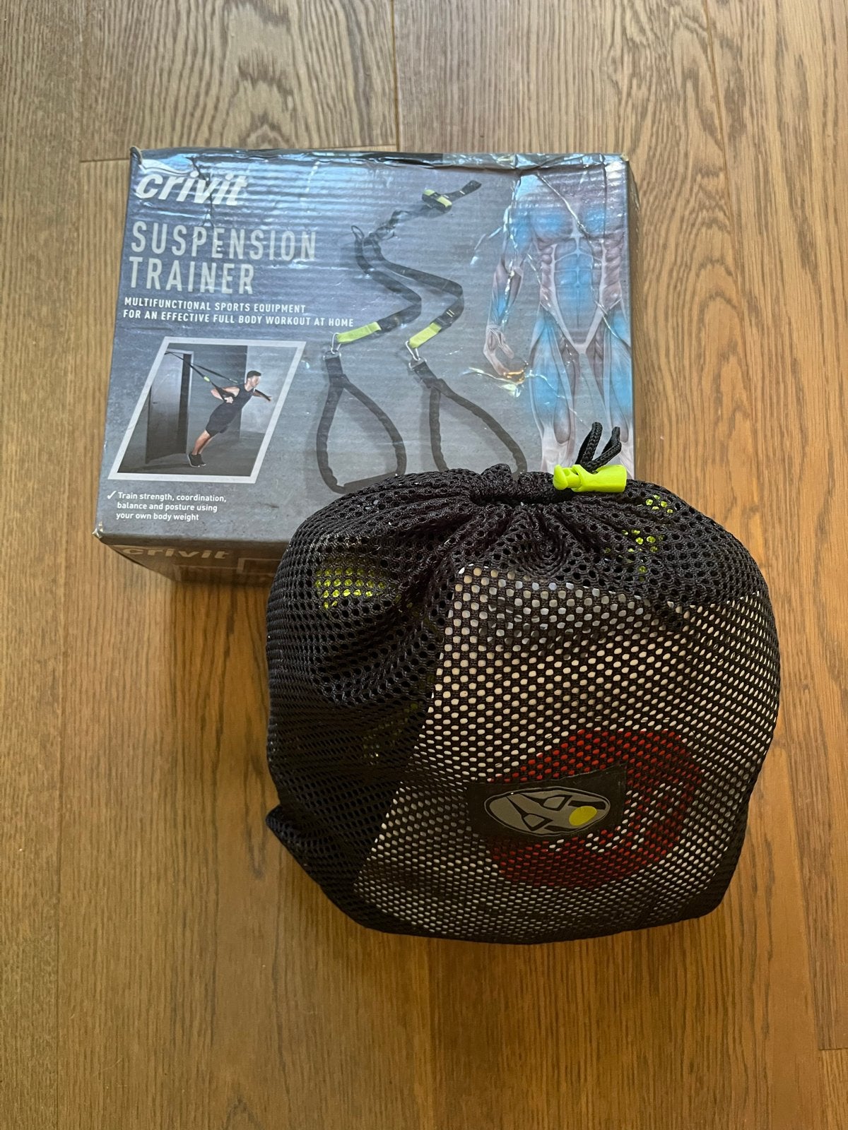 Crivit Suspension Trainer - Complete Body Workout, Ophalen of Verzenden, Zo goed als nieuw, Armen, Overige typen