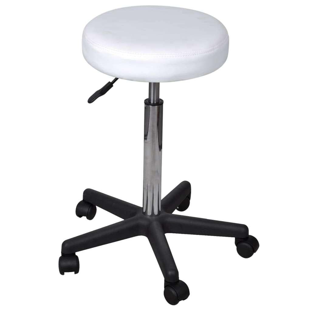 Nieuwe rolkruk /tabouret wit, Ophalen, In hoogte verstelbaar, Nieuw, Kunststof