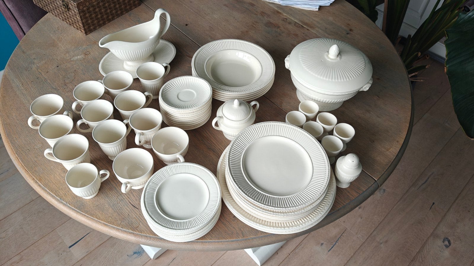 Wedgwood EDMA Servies set, Ophalen, Vintage, Zo goed als nieuw, Wedgwood