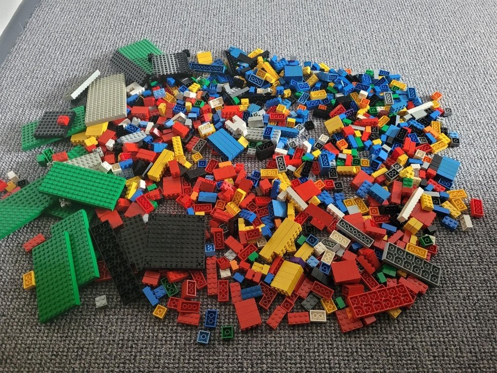 Partij 1000x dikke Lego stenen & platen gemengd, Kinderen en Baby's, Speelgoed | Duplo en Lego, Lego, Lego, Gebruikt, Lego