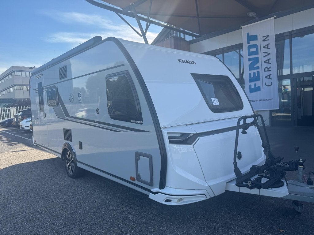 Knaus Sudwind 60 Years 550 FSK 2023 Mover,Airco,Luifel!!, Vast bed, Bedrijf, Treinzit, Fietsenrek