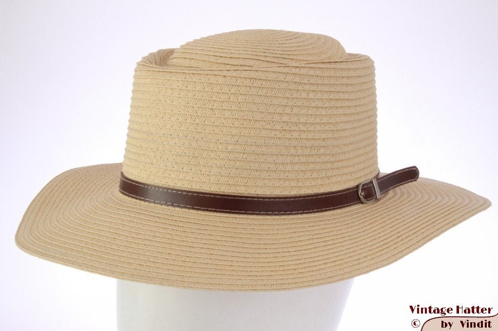zomer Outback hoed geel gecoat papier maat 58 en 59 nieuw, Ophalen of Verzenden, Nieuw, 58 of 59 cm (L, 7¼ of ⅜ inch), Hoed