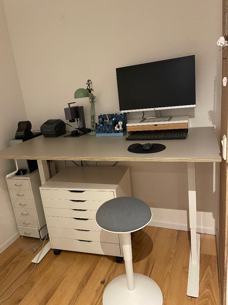 Sta bureau, Ophalen, Gebruikt