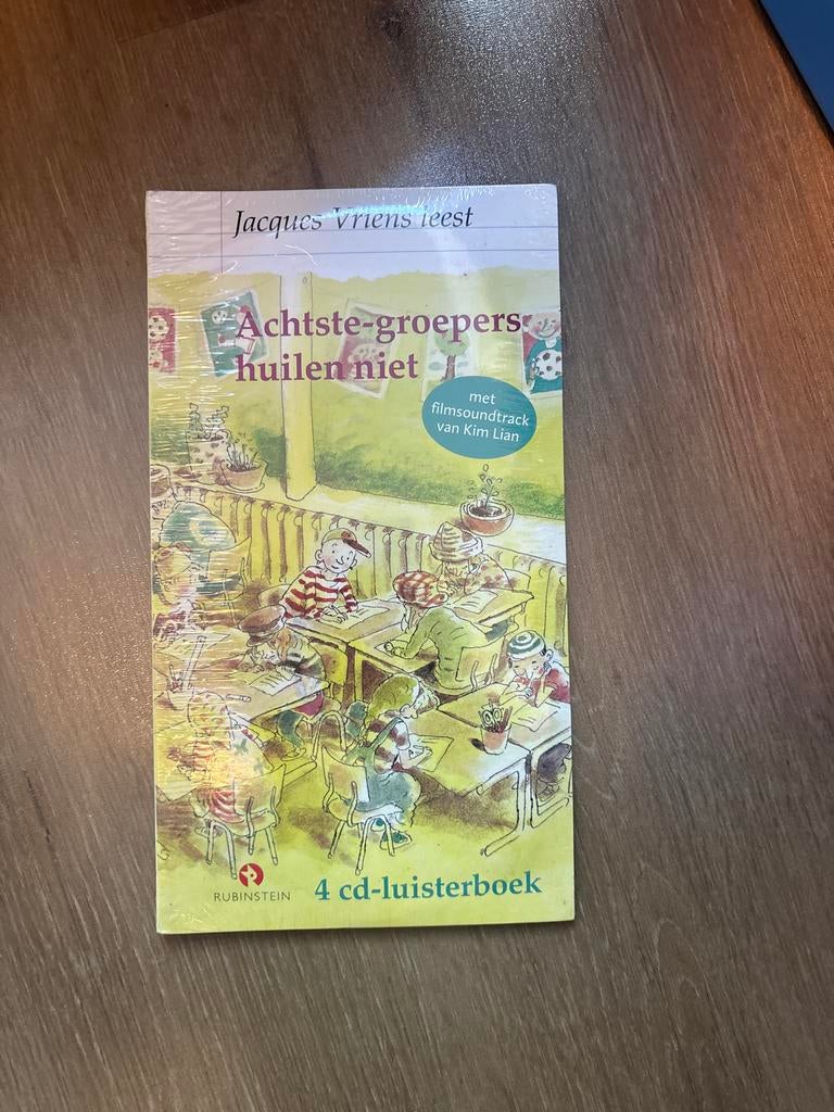Jacques Vriens leest: Achtste-groepers huilen niet (4 CD's), Ophalen of Verzenden, Nieuw, Fictie