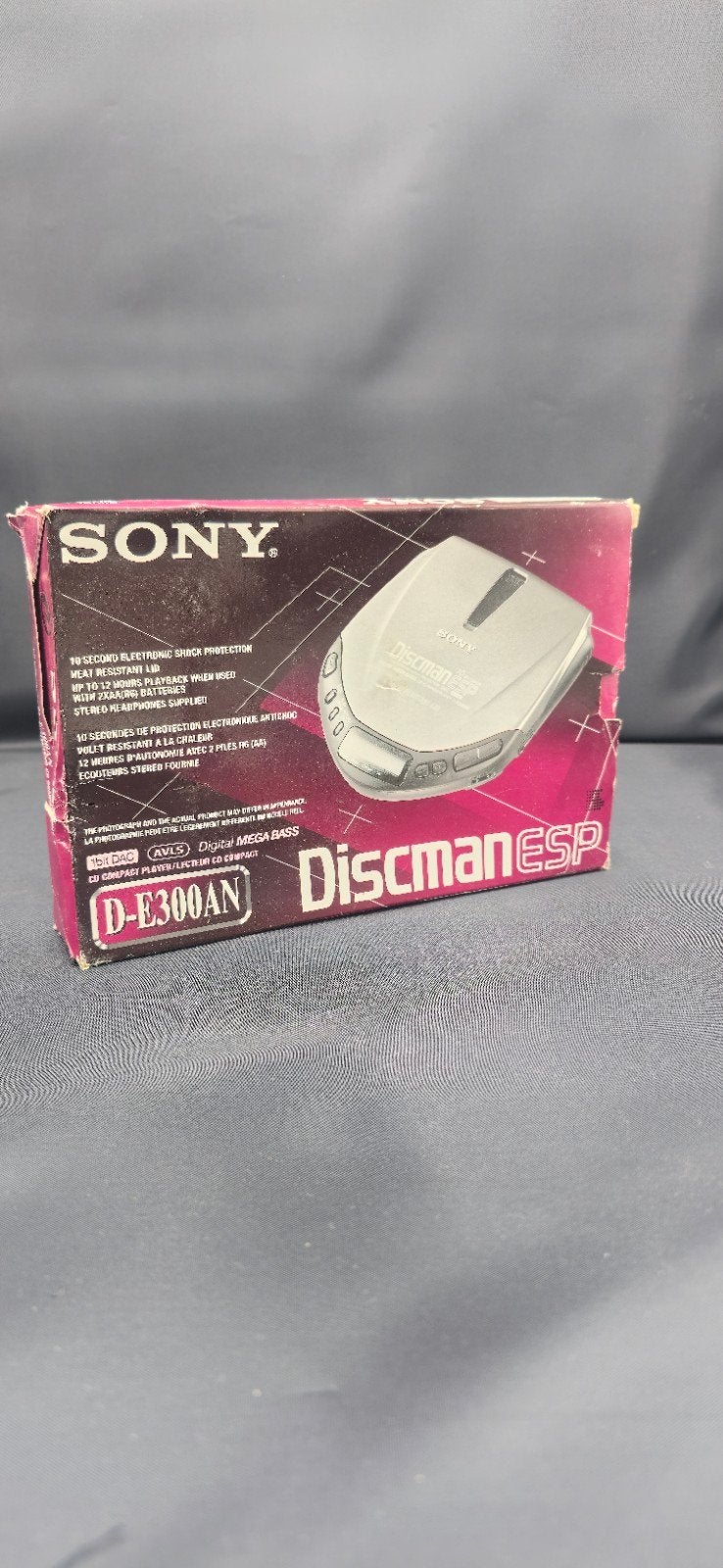 Nieuwe Sony Discman D-E300AN ESP in doos, Ophalen of Verzenden, Discman