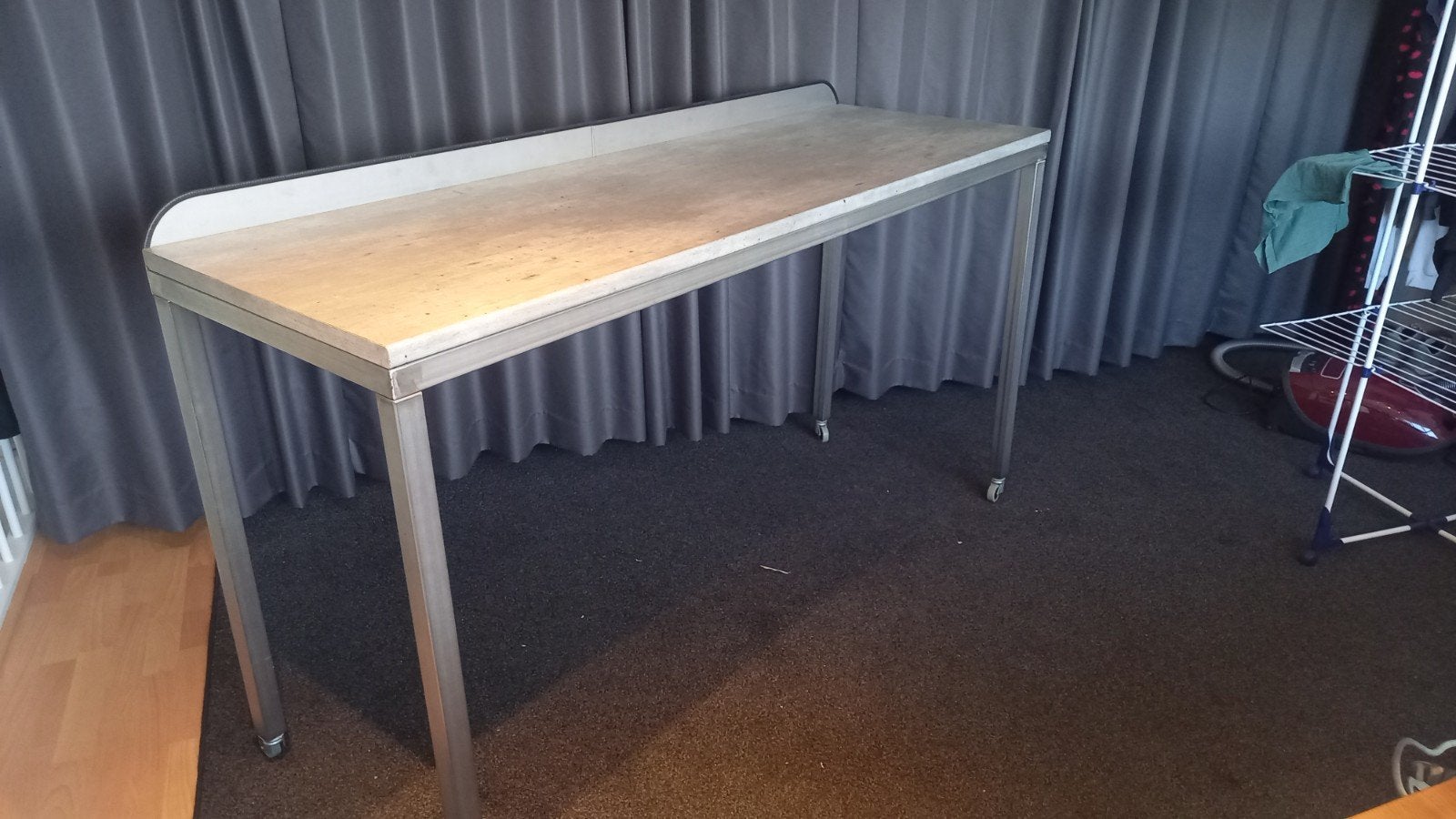 Verrijdbare werktafel, Ophalen of Verzenden, Zo goed als nieuw, 170 cm of meer