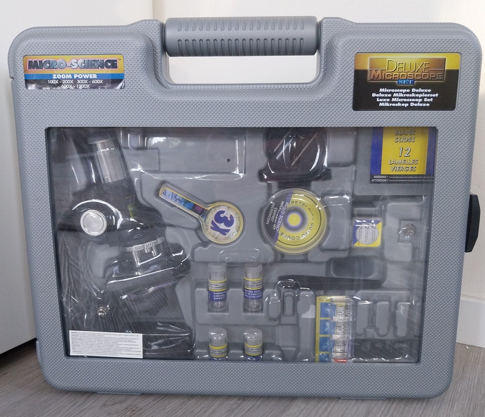 Micro-Science Deluxe Microscoop Set - Nieuw in doos, Ophalen