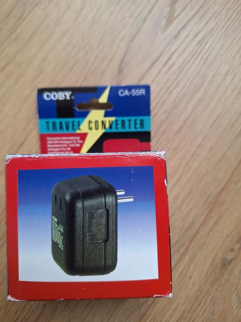 Coby CA-55R Reis Converter - 220/240V naar 110/120V, Ophalen of Verzenden