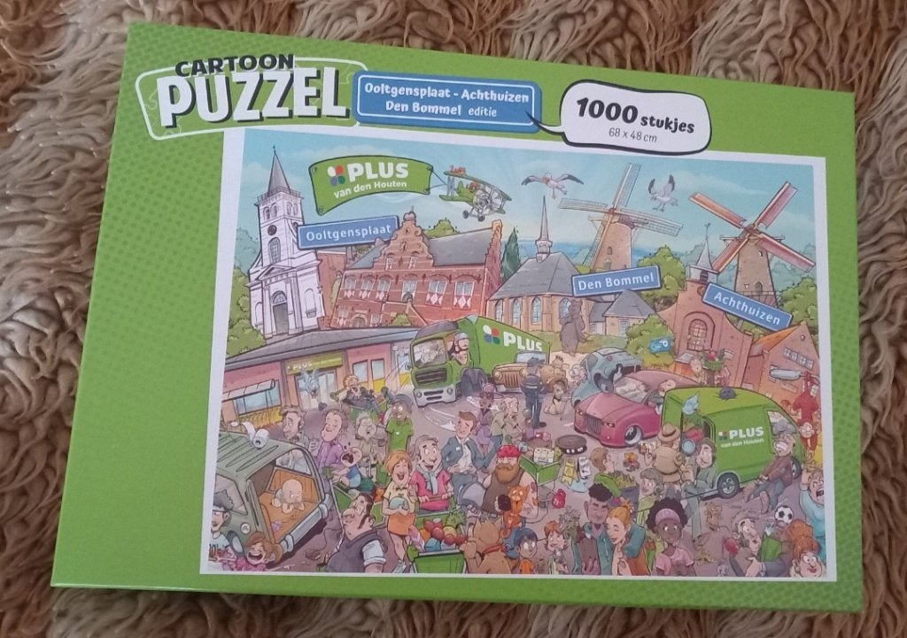 Puzzel 1000 stukje Plus, Ophalen of Verzenden, 500 t/m 1500 stukjes, Zo goed als nieuw