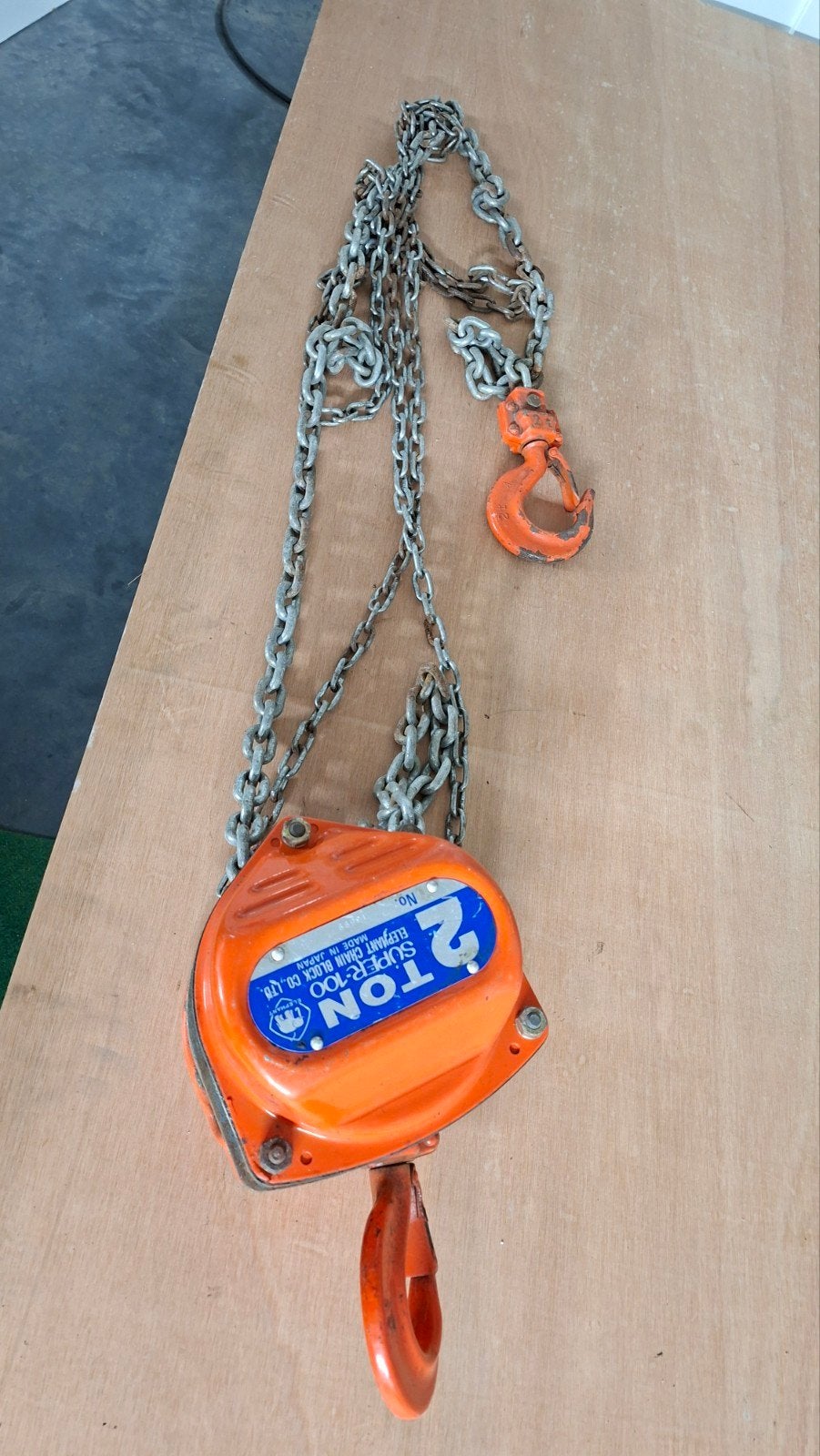 Kettingtakel 2 ton - Handmatig, Ophalen of Verzenden, Gebruikt, Handmatig