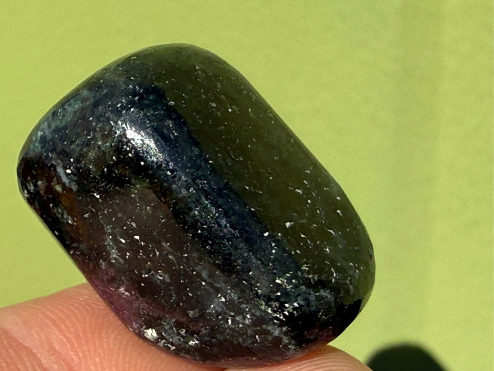Robijn in Zoisiet Tanganyika artstone mineralen UV Actief, Ophalen of Verzenden, Mineraal
