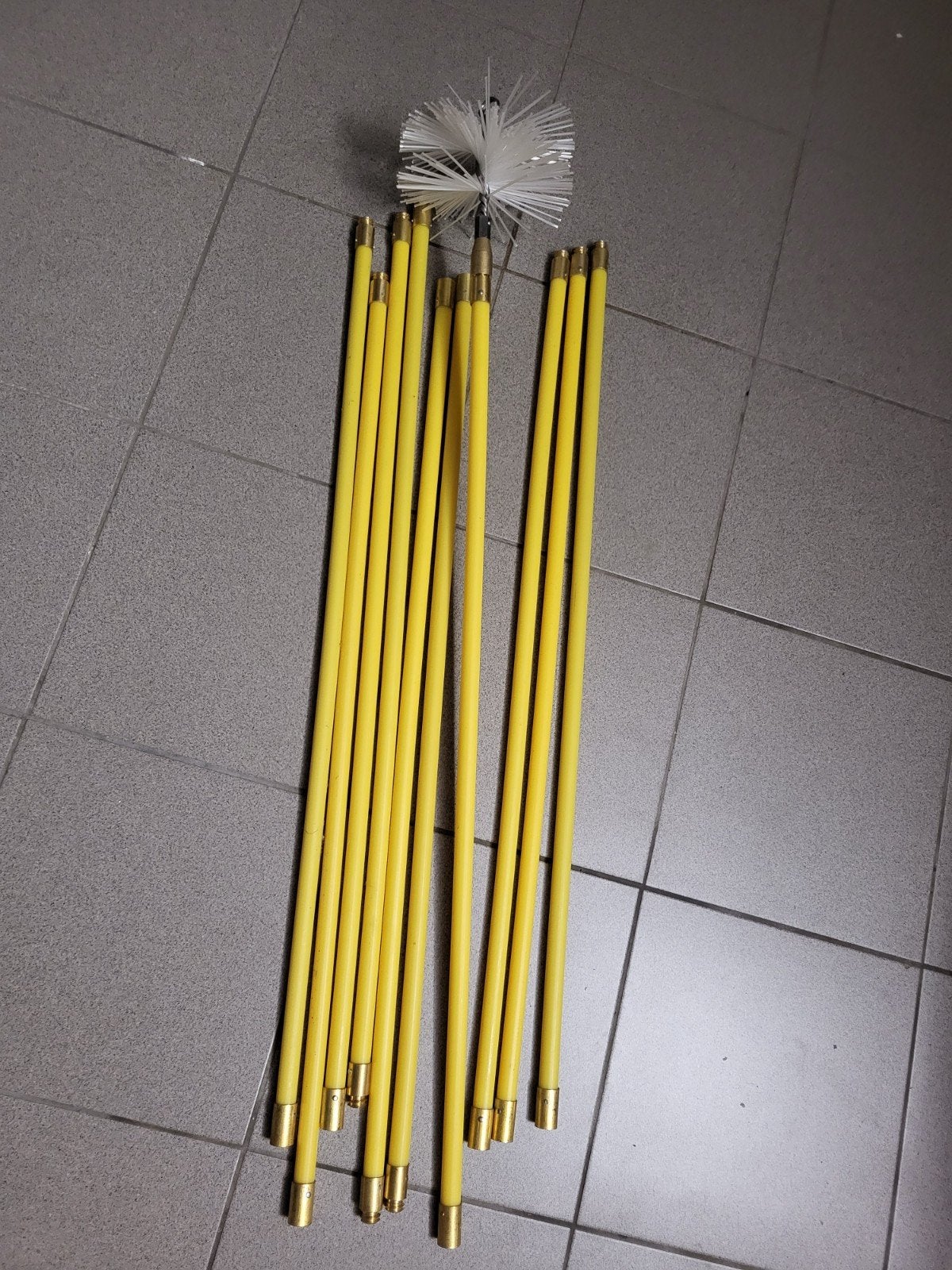 Schoorsteenveegset - Compleet en in nieuw staat, Ophalen, Gebruikt, Overige kleuren, Minder dan 100 cm
