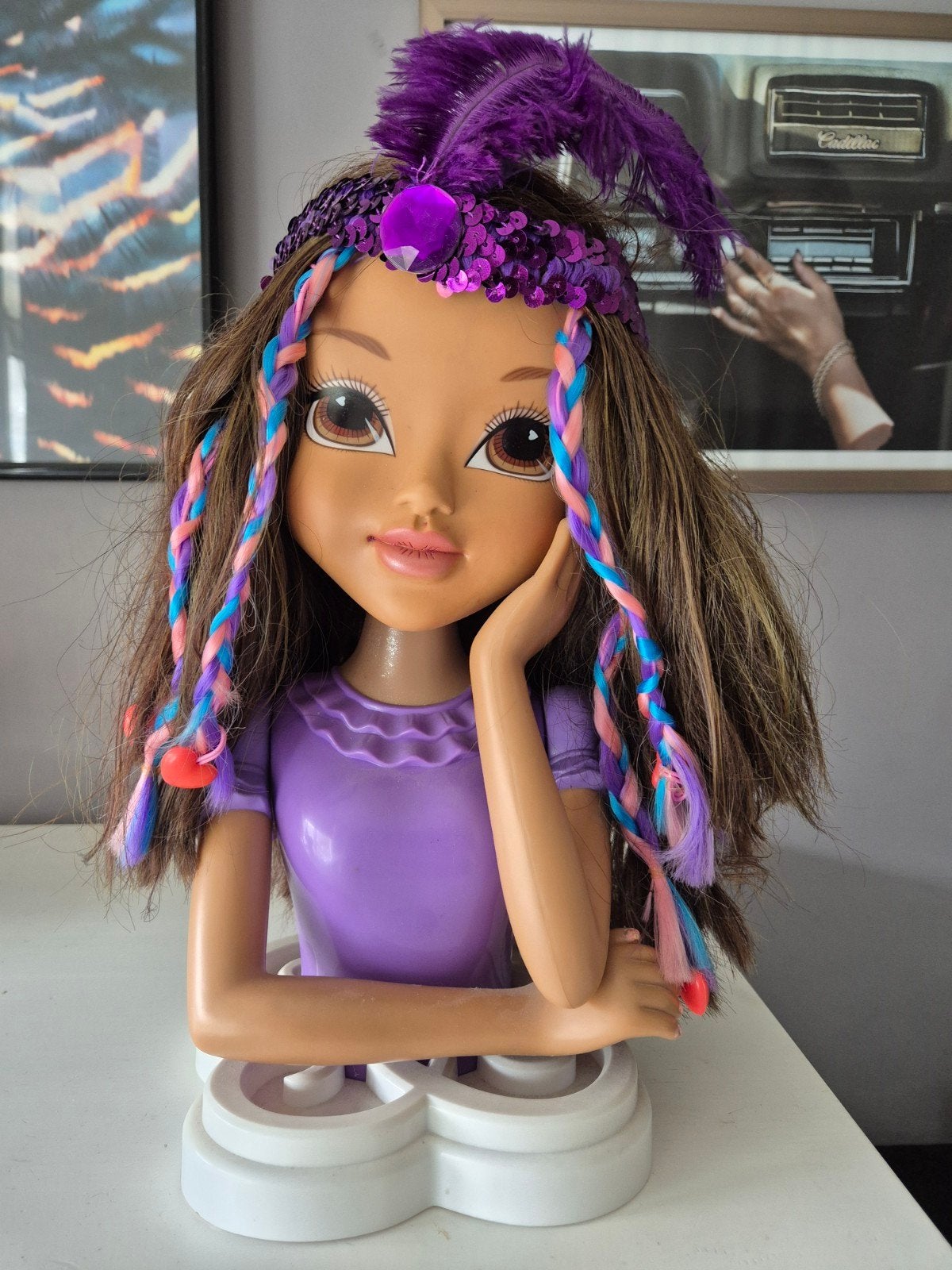 Moxie Girlz Magic Hair Bendy Braids Torso, Ophalen of Verzenden, Zo goed als nieuw, Overige typen