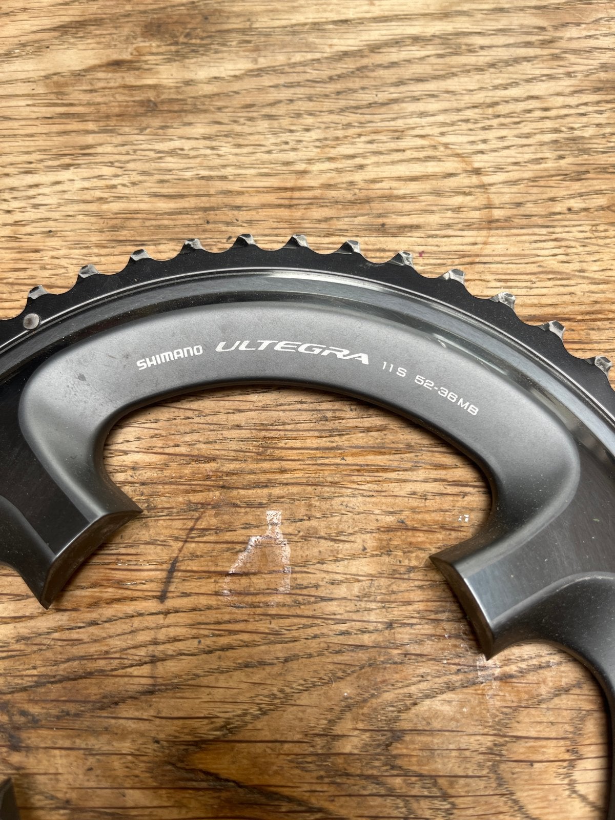 Shimano Ultegra 11S 52-36MB Kettingblad, Gebruikt, Ophalen of Verzenden, Derailleur of Ketting, Aluminium